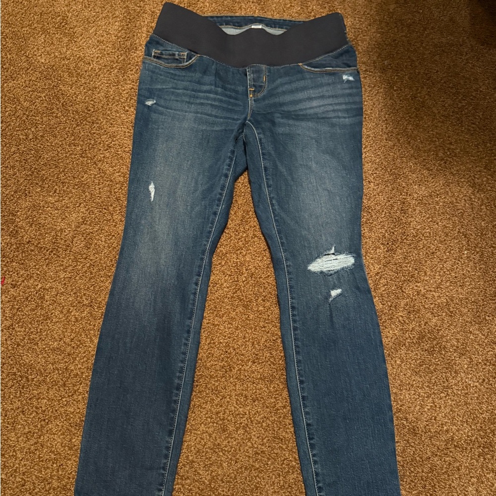 Old Navy Blue Jeggings with Elastic Waistband